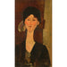 Beatrice Hastings foran en dør - Amedeo Modigliani — visning af kunstværket