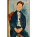 Dreng i stribet sweater - Amedeo Modigliani — visning af kunstværket