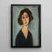 Reproduktion af maleriet Unge kvinde - Amedeo Modigliani