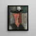 Madame Pompadour - Amedeo Modigliani — indrammet kunstværk på væggen