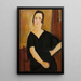 Reproduktion af maleriet Madame Amédée Femme med cigaret - Amedeo Modigliani