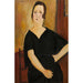 Reproduktion af maleriet Madame Amédée Femme med cigaret - Amedeo Modigliani