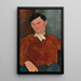 Reproduktion af maleriet Monsieur Deleu - Amedeo Modigliani