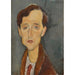Reproduktion af maleriet Portrait de Frans Hellens - Amedeo Modigliani