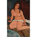 Nu siddende - Amedeo Modigliani — visning af kunstværket