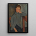 Reproduktion af maleriet Le garçon - Amedeo Modigliani