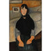 Ung kvinde fra folket - Amedeo Modigliani — visning af kunstværket