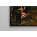 Reproduktion af maleriet An der Quelle (Lauschende Nymphe) - Franz von Stuck