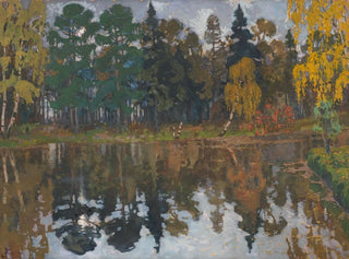 Anatoly Dmitrievich Kaigorodov - Autumn pond.webp