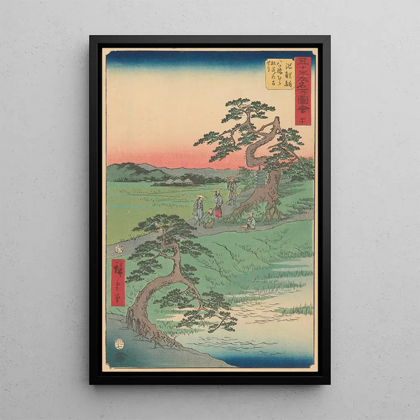Reproduktion af maleriet Chiriu - Andō Hiroshige