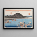 Fuchu - Andō Hiroshige — indrammet kunstværk på væggen