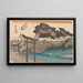 Temple Fujisawa Yugyōji - Andō Hiroshige — indrammet kunstværk på væggen