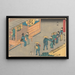 Goyu-maleri - Andō Hiroshige — indrammet kunstværk på væggen