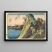 Hakone-maleri, Kosui-søen - Andō Hiroshige — indrammet kunstværk på væggen