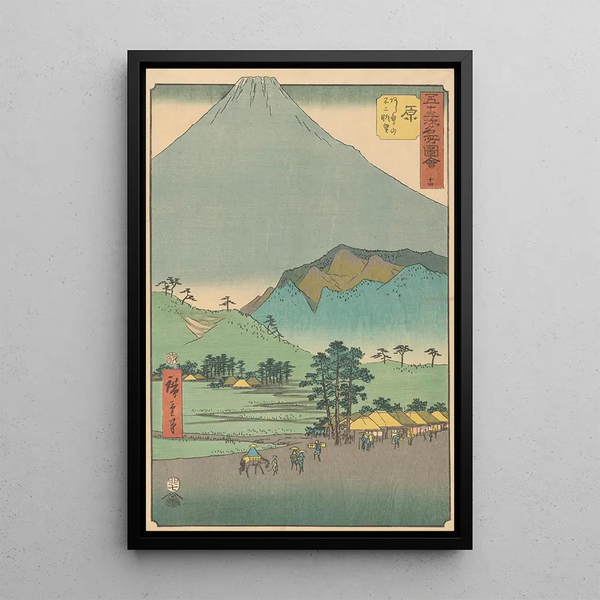 Hara - Andō Hiroshige — indrammet kunstværk på væggen
