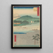 Hiratsuka - Andō Hiroshige — indrammet kunstværk på væggen