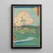 Ishiyakushi - Andō Hiroshige — indrammet kunstværk på væggen