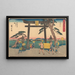 Kakegawa - Andō Hiroshige — indrammet kunstværk på væggen