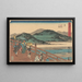 Kyoto - Andō Hiroshige — indrammet kunstværk på væggen