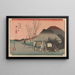 Maruko, berømt tebutik Meibutsu Cha Mise - Andō Hiroshige — indrammet kunstværk på væggen