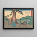 Nissaka - Andō Hiroshige — indrammet kunstværk på væggen