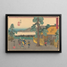 Numazu - Andō Hiroshige — indrammet kunstværk på væggen