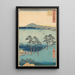 Oiso - Andō Hiroshige — indrammet kunstværk på væggen
