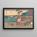 Ōtsu - Andō Hiroshige — indrammet kunstværk på væggen