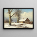 On ramène du bois - Anders Andersen-Lundby — indrammet kunstværk på væggen