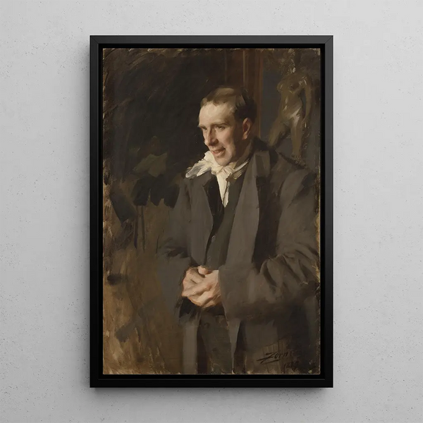 Coquelin Cadet - Anders Zorn — indrammet kunstværk på væggen