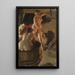 Filles de Dalarna taking a bath - Anders Zorn — indrammet kunstværk på væggen
