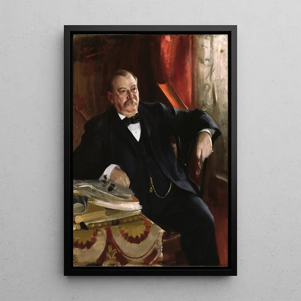 Reproduktion af maleriet Grover Cleveland - Anders Zorn