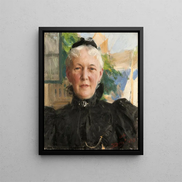 Göthilda Fürstenberg - Anders Zorn — indrammet kunstværk på væggen