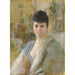 Portrait af en dame i en salon - Anders Zorn — visning af kunstværket