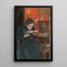 L'épouse de l'artiste - Anders Zorn — indrammet kunstværk på væggen