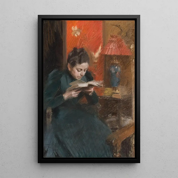 L'épouse de l'artiste - Anders Zorn — indrammet kunstværk på væggen