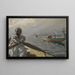 Batelier turc dans le port de Constantinople - Anders Zorn — indrammet kunstværk på væggen