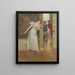 Cour - Andor Dudits — indrammet kunstværk på væggen