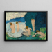 Badesøgende - André Derain — indrammet kunstværk på væggen