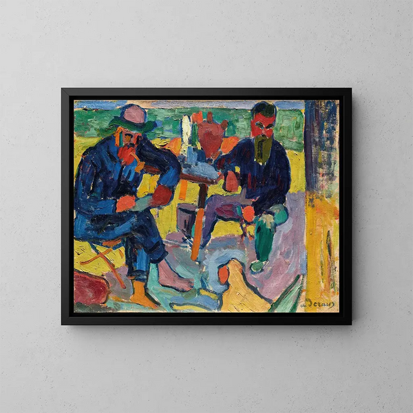 Matisse og Terrus - André Derain — indrammet kunstværk på væggen