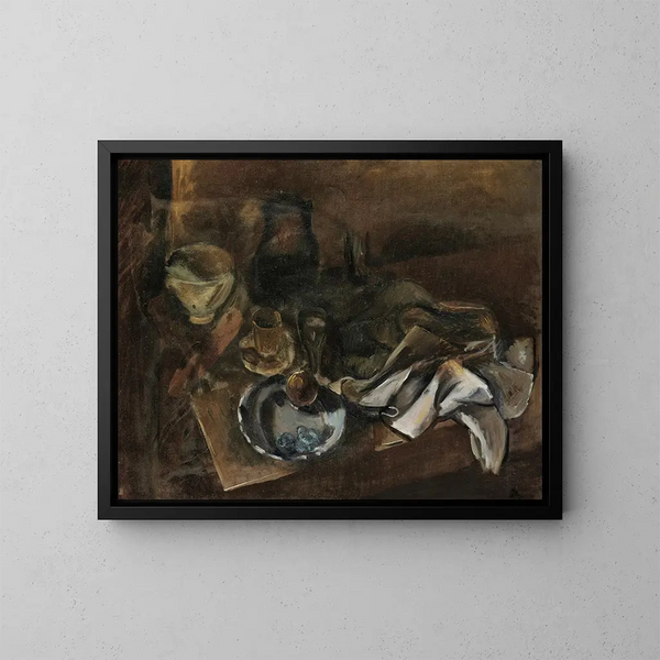 Table dressée - André Derain — indrammet kunstværk på væggen