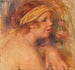 André med gul turban fragment - Pierre-Auguste Renoir — visning af kunstværket