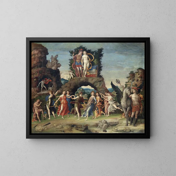 Le Parnasse - Andrea Mantegna — indrammet kunstværk på væggen