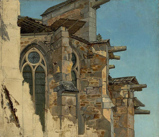 Andreas Achenbach - Altenberg Cathedral Study.webp