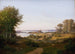 Vue de la colline au château de Skanderborg, Jutland, og mindesmærket for Frederik VI - Andreas Juuel — visning af kunstværket
