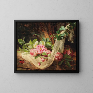 Andreas Lach - Still Life With Roses On A Forest Floor.webp