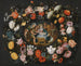 Adoration des bergers entourée d'une guirlande de fleurs - Andries Snellinck — visning af kunstværket