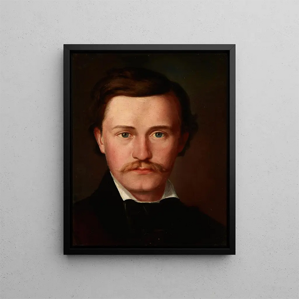 Portrait af professor Franciszek Preizedanc - Andrzej Bronisław Grabowski — indrammet kunstværk på væggen