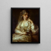 Portrait af en dame i vestal - Angelica Kauffman — indrammet kunstværk på væggen