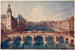 Le Pont au Change, le Palais de la Conciergerie et la Seine mod det nuværende 1. arrondissement - Angelo Garbizza — visning af kunstværket